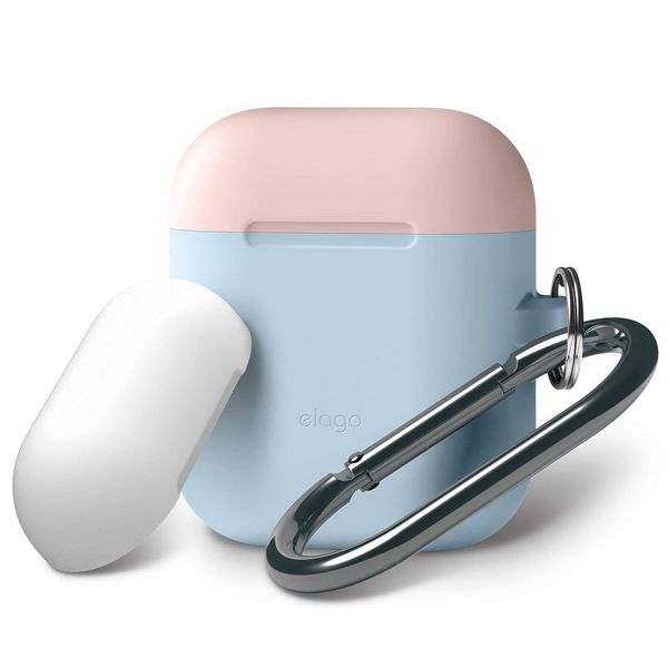 کاور محافظ سیلیکونی الاگو مدل DUO Hang Case مناسب برای کیس اپل AirPods کاور محافظ سیلیکونی الاگو مدل DUO Hang Case مناسب برای کیس اپل AirPods