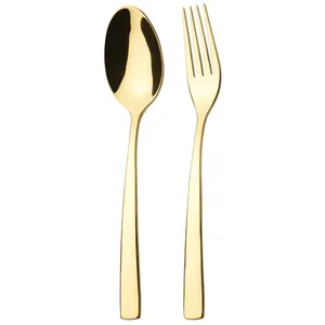 Nab Steel PVD Florence Forks and Spoons Set 12 Pcs