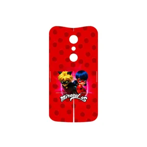 MAHOOT Ladybug and Cat Noir Cover Sticker for Motorola Moto G 2nd gen