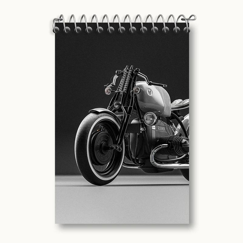دفتر یادداشت 50 برگ خندالو مدل موتور سیکلت (Motorcycle) کد F1018