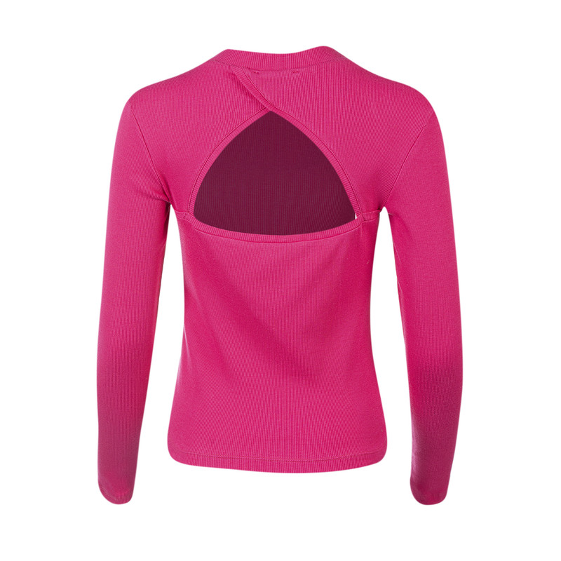 بلوز آستین بلند زنانه سرژه مدل 203513 رنگ سرخابی