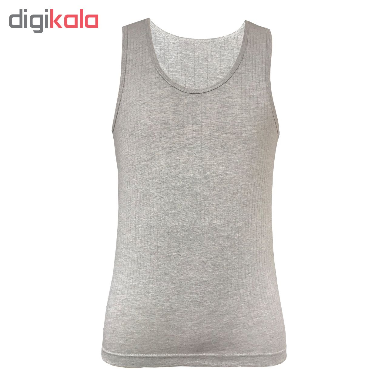 زیرپوش رکابی مردانه آریان نخ باف کد 1115 مدل ملانژ سوزن خالی