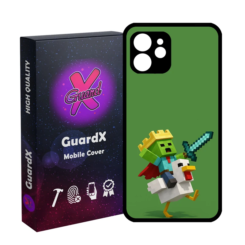 کاور گارد ایکس طرح Minecraft مدل 10881 مناسب برای گوشی موبایل اپل iPhone 12