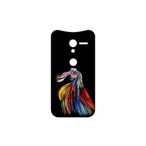 MAHOOT Rainbow Hair Digital Art Cover Sticker for Motorola Moto X