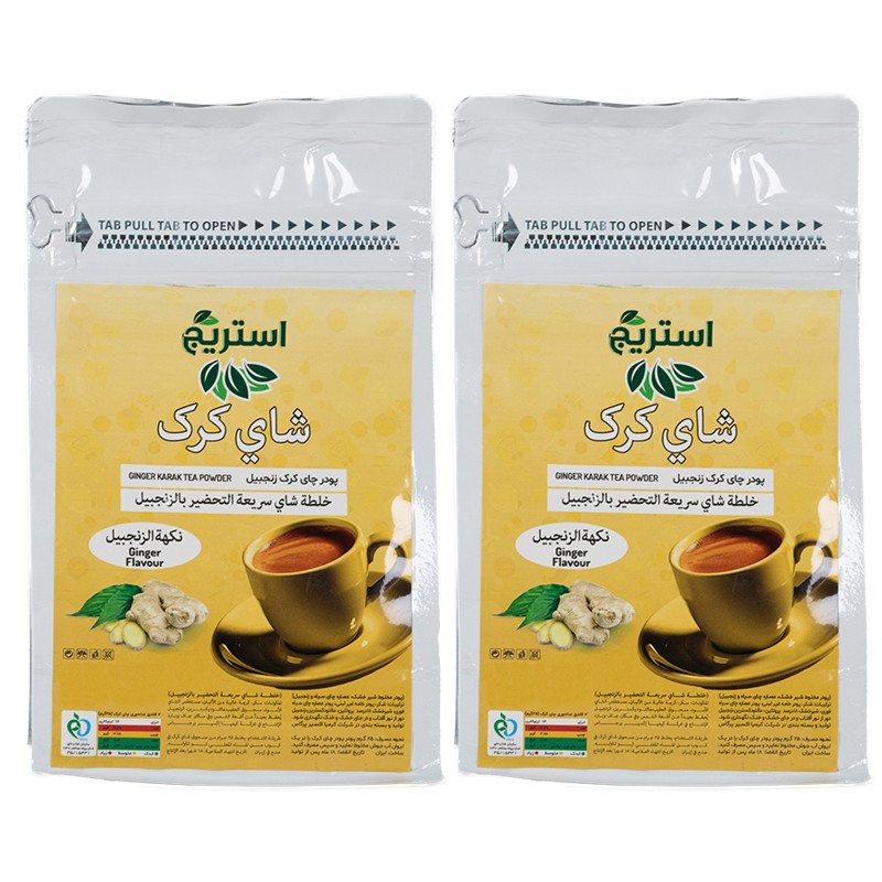پودر چای کرک زنجبیل استریج  - 300 گرم مجموعه دو عددی