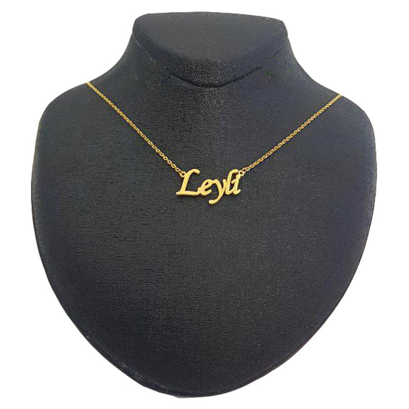 گردنبند نقره ترمه مدل اسم لیلی Termeh r6