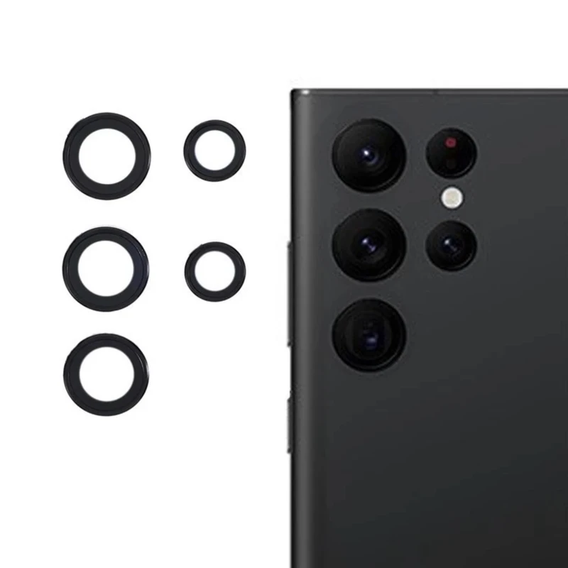 محافظ لنز دوربین بیوا مدل BG-05 مناسب برای گوشی موبایل سامسونگ Galaxy S22 Ultra