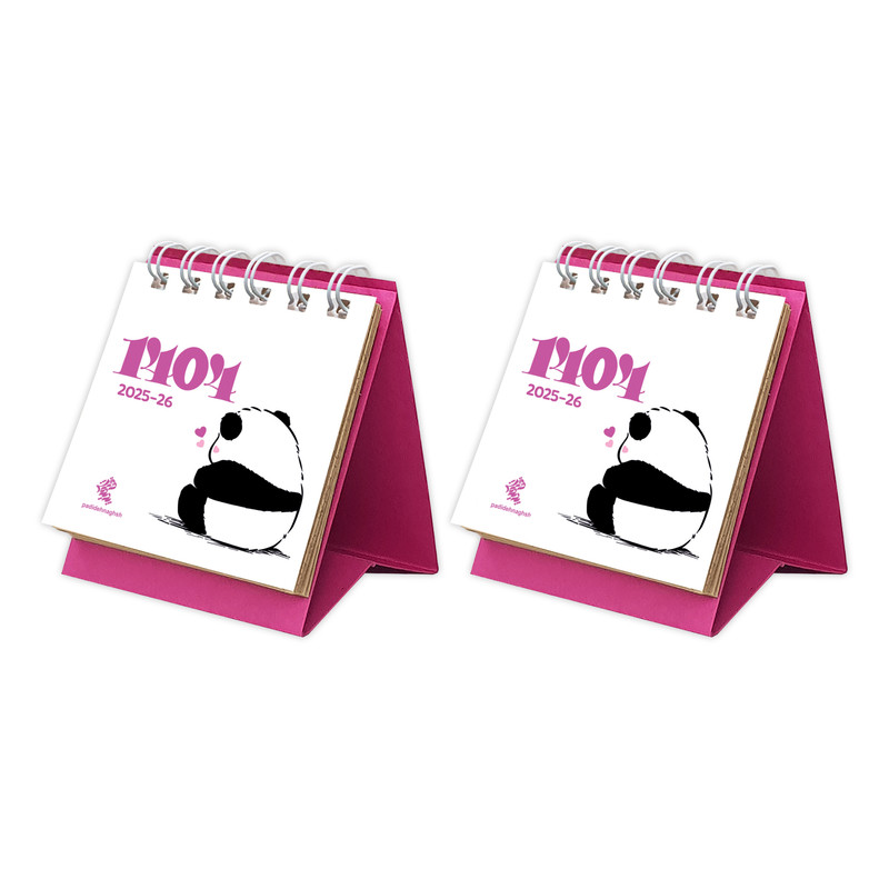 تقویم رومیزی سال 1404 پدیده نقش مدل پاندا بسته2 عددی