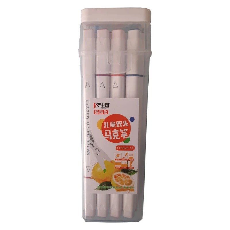ماژیک راندو مدل WATER BASED MARKER کد FT0020-12 بسته 12 عددی