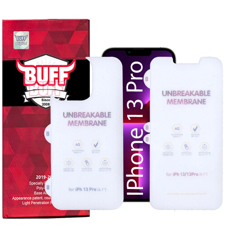  محافظ صفحه نمایش مات بوف مدل Hydrogel-matte مناسب برای گوشی موبایل اپل iphone 13 Pro  به همراه محافظ پشت گوشی