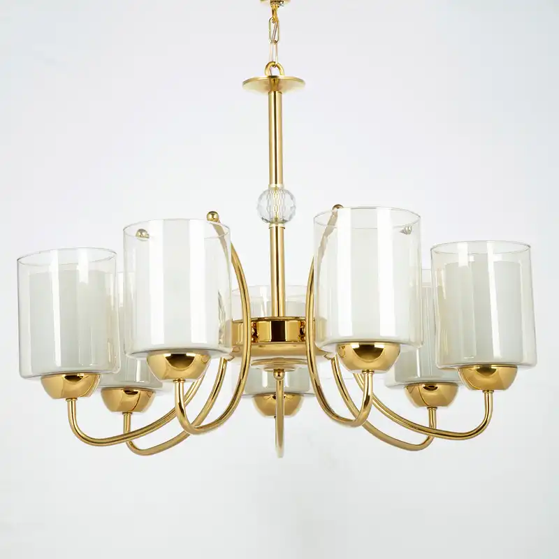 لوستر 7 شعله چشمه نور کد A824/7-G