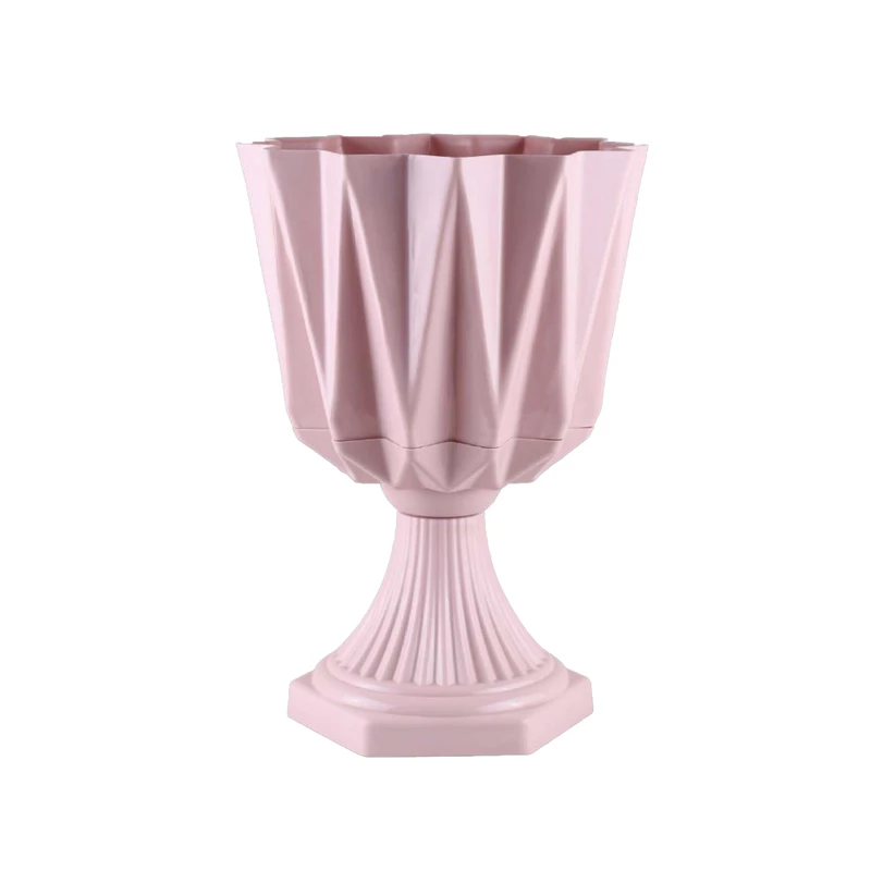 گلدان دکوری مدل پایه دار طرح کریستال 3