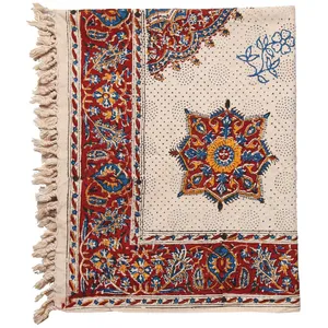 سفره قلمکار گالری مثالین کد 301026 سایز 100 * 150 سانتی متر