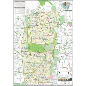 نقشه انتشارات ایرانشناسی مدل منطقه 2 شهرداری تهران کد 402