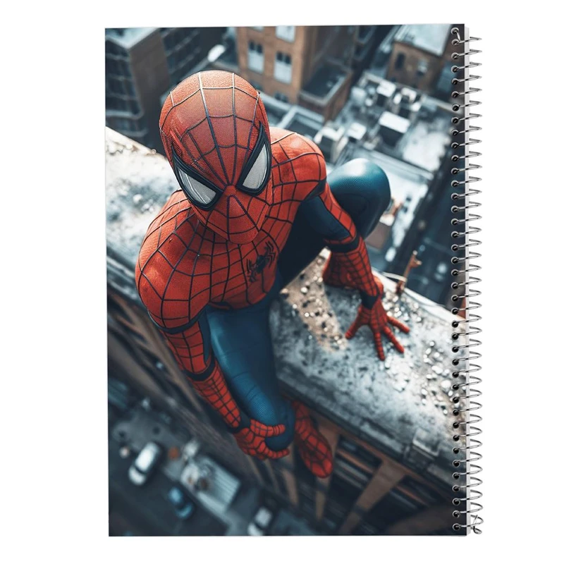 دفتر ژورنال نویسی 50 برگ مدوپد مدل نقطه ای طرح مردعنکبوتی کد DF15073