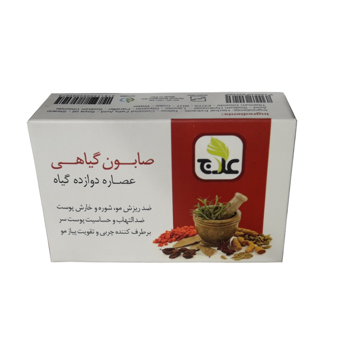 صابون علاج کد 12 وزن 100 گرم