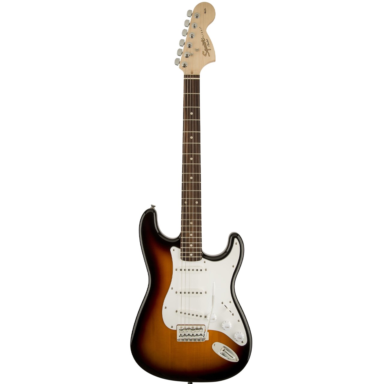 گیتار الکتریک فندر مدل Squier Affinity Stratocaster Brown Sunburst سایز 4/4