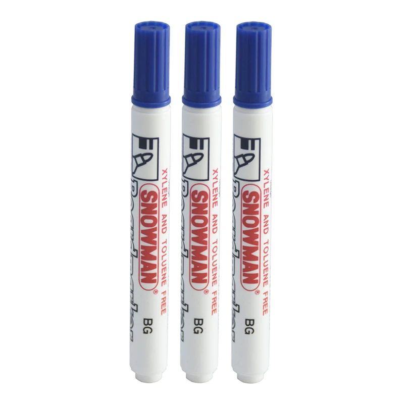 ماژیک وایت برد اسنومن مدل BG-12 بسته 3 عددی