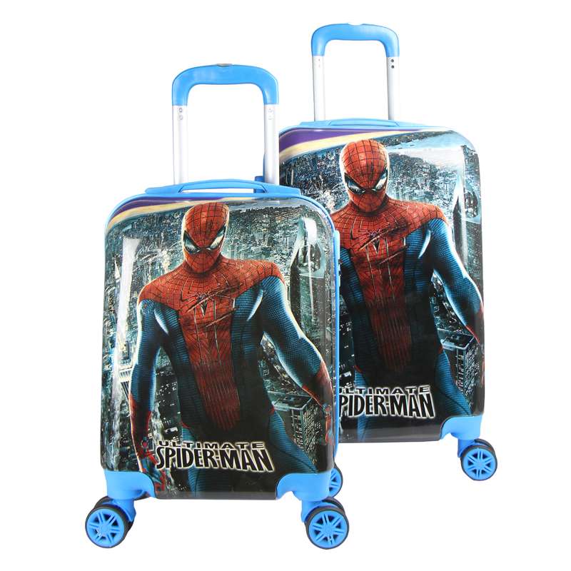 چمدان کودک مدل مرد عنکبوتی مجموعه دو عددی