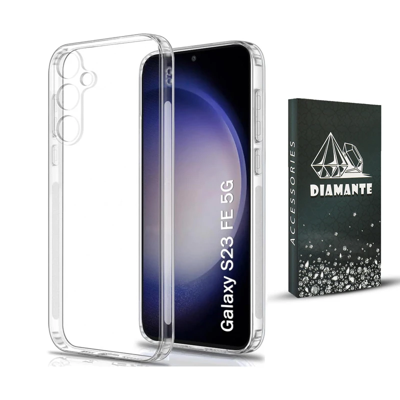 کاور دیامانته مدل Nahid Navy مناسب برای گوشی موبایل سامسونگ Galaxy S23 FE