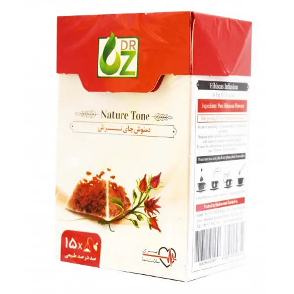 دمنوش چای ترش دکتر آز مدل Hibiscus Infusion بسته 15 عددی