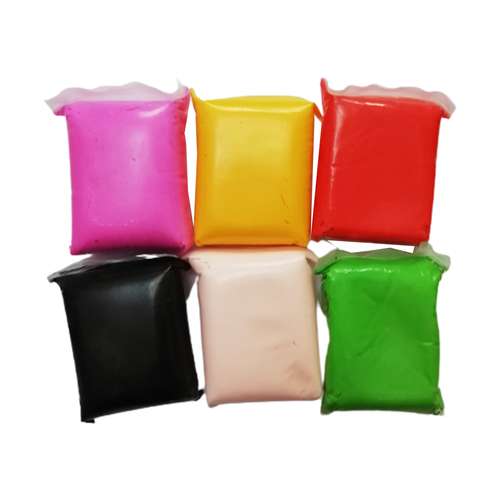 خمیر مجسمه سازی مدل Clay-warm بسته 6 عددی