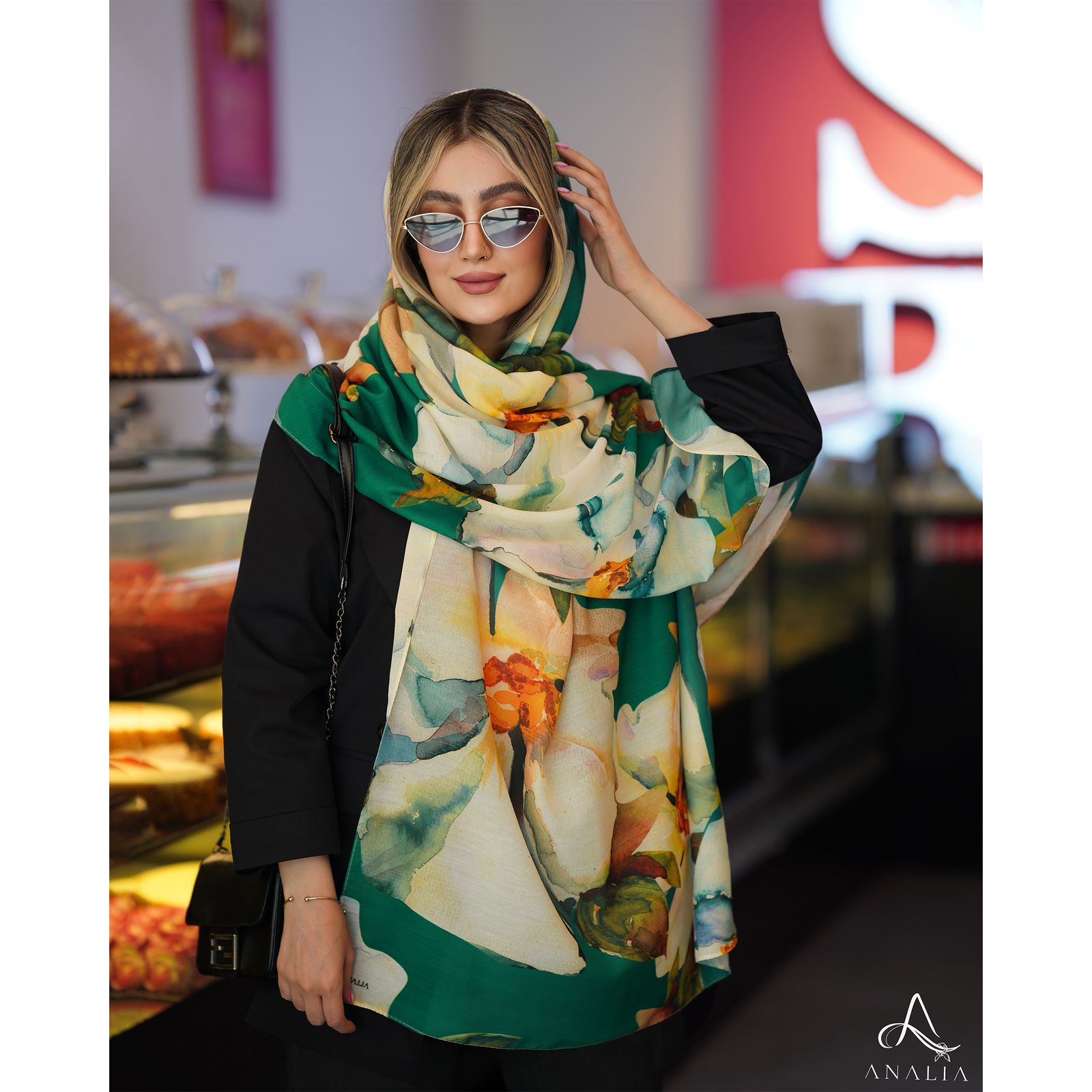 شال زنانه مدل نخی کد a-14055 -  - 8