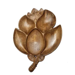اردور خوری چوبی طرح برگ مدل گردو