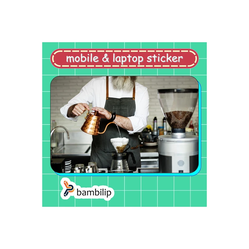 استیکر بامبیلیپ مدل کارت عابر طرح باریستا کد 1153447