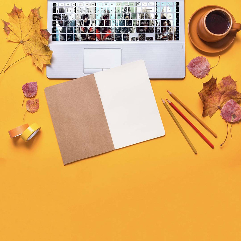 برچسب حروف فارسی کیبورد مدل Gaming کد K-124 