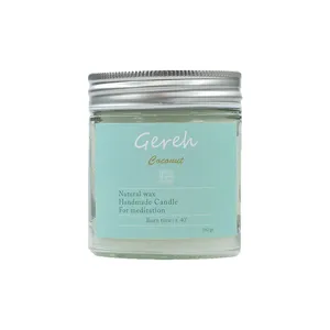 شمع لیوانی مدل نارگیل