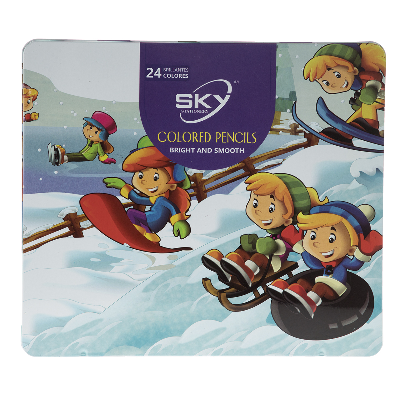 مداد رنگی 24 رنگ اسکای کد 101-1-7