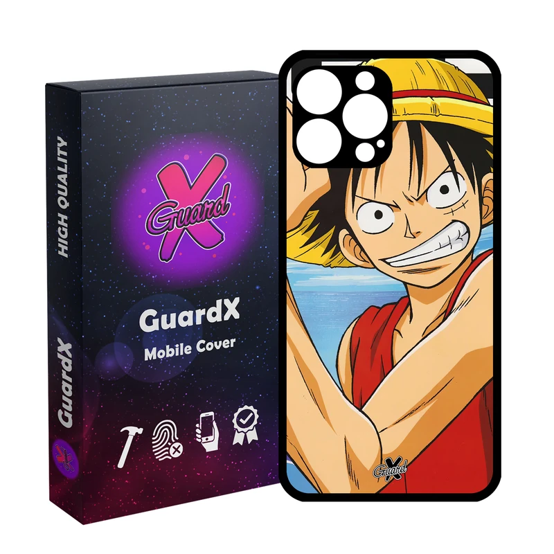 کاور گارد ایکس طرح Luffy Anime مدل Glass10593 مناسب برای گوشی موبایل اپل iPhone 13 Pro Max