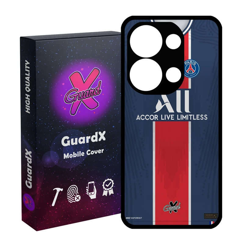 کاور گارد ایکس طرح PSG مدل Glass10255 مناسب برای گوشی موبایل شیائومی Poco X6 5G / Note 13 Pro 5G