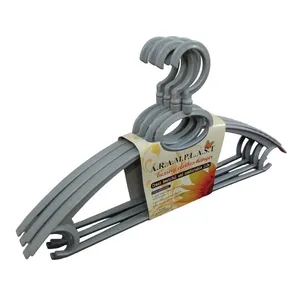 چوب لباسی آرام پلاستیک مدل 2025 بسته ۶ عددی 