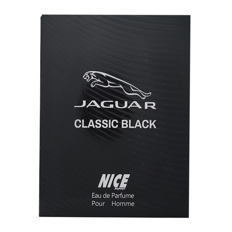 ادو پرفیوم مردانه نایس پاپت مدل  Jaquar clasicc black حجم 85 میلی لیتر