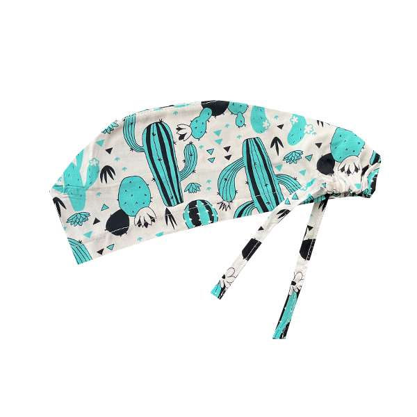 کلاه پزشکی طرح کاکتوس کد 004
