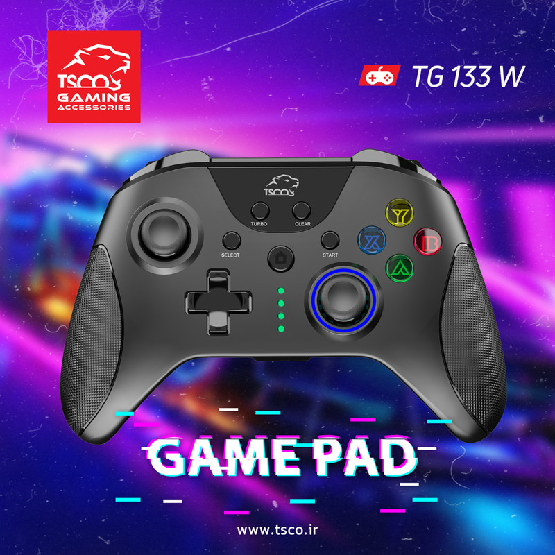 دسته بازی تسکو مدل TG 133W