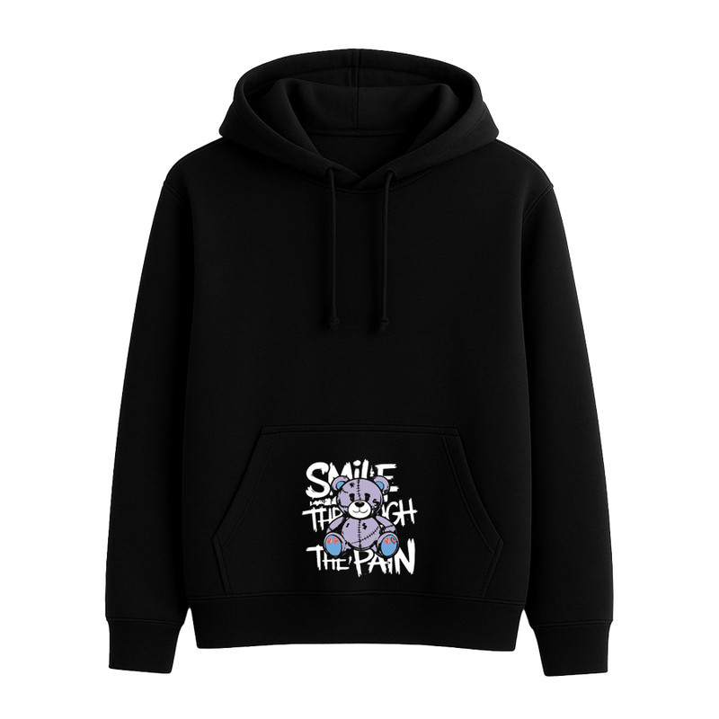 هودی زنانه مدل لبخند در باران