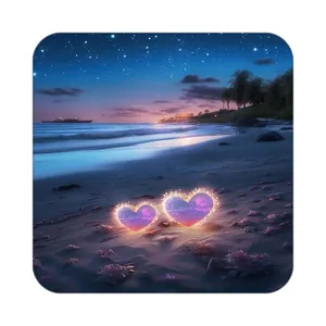 زیر لیوانی کاکتی مدل عاشقانه کد mp13473