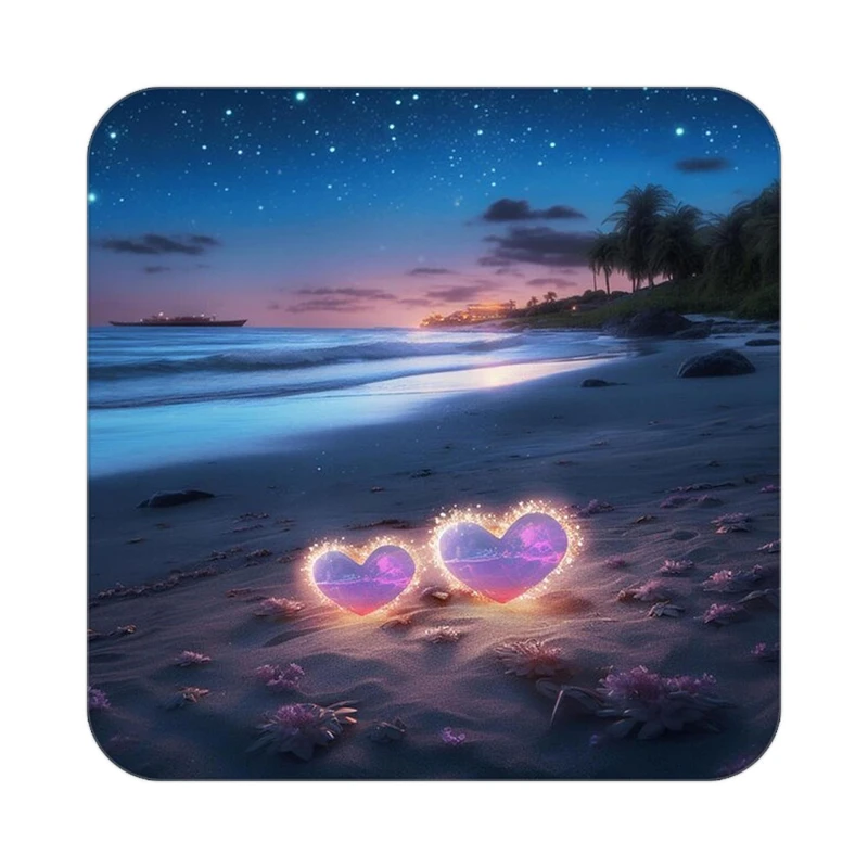 زیر لیوانی کاکتی مدل عاشقانه کد mp13473