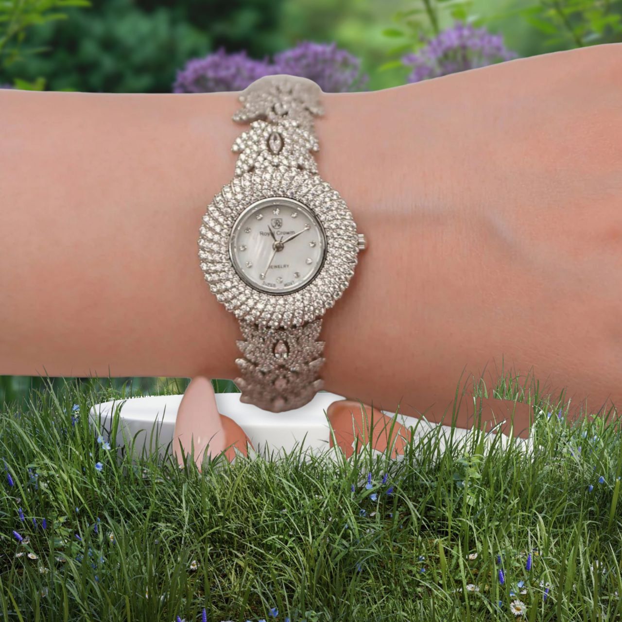 ساعت مچی عقربه ای زنانه رویال کرون مدل RZZDEH-085 ساچ - - 4