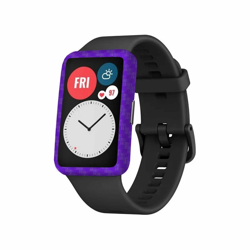  برچسب ماهوت طرح Purple-Fiber مناسب برای ساعت هوشمند هوآوی Watch Fit