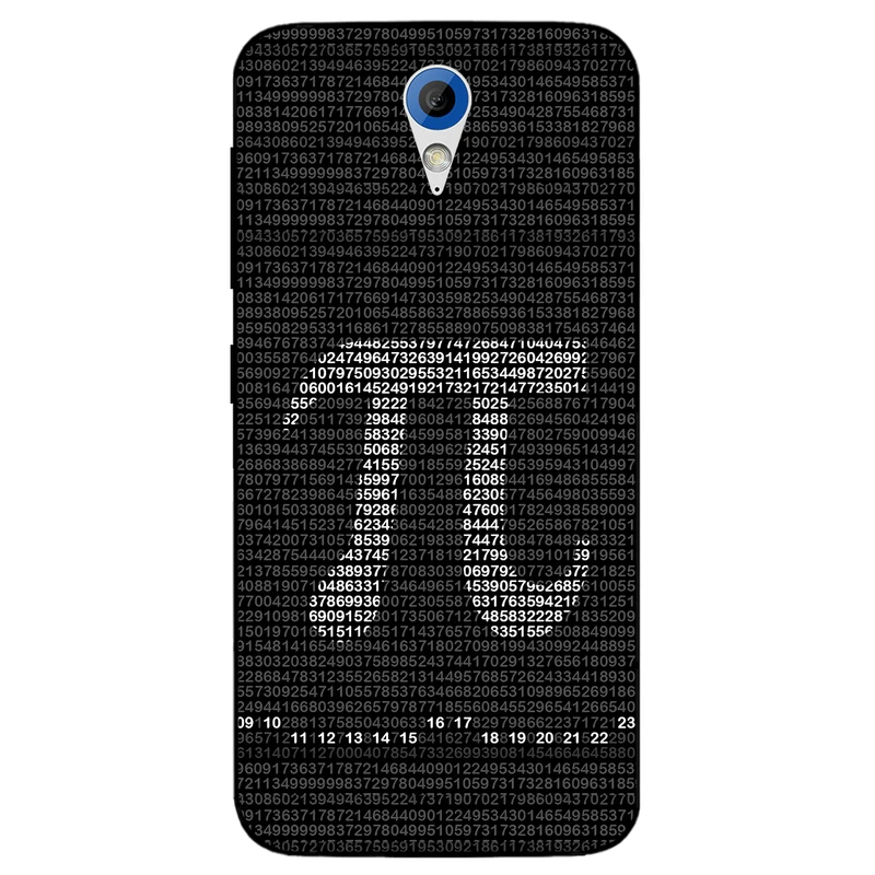 کاور مگافون طرح عدد پی مدل 7240 مناسب برای گوشی موبایل اچ تی سی Desire 620
