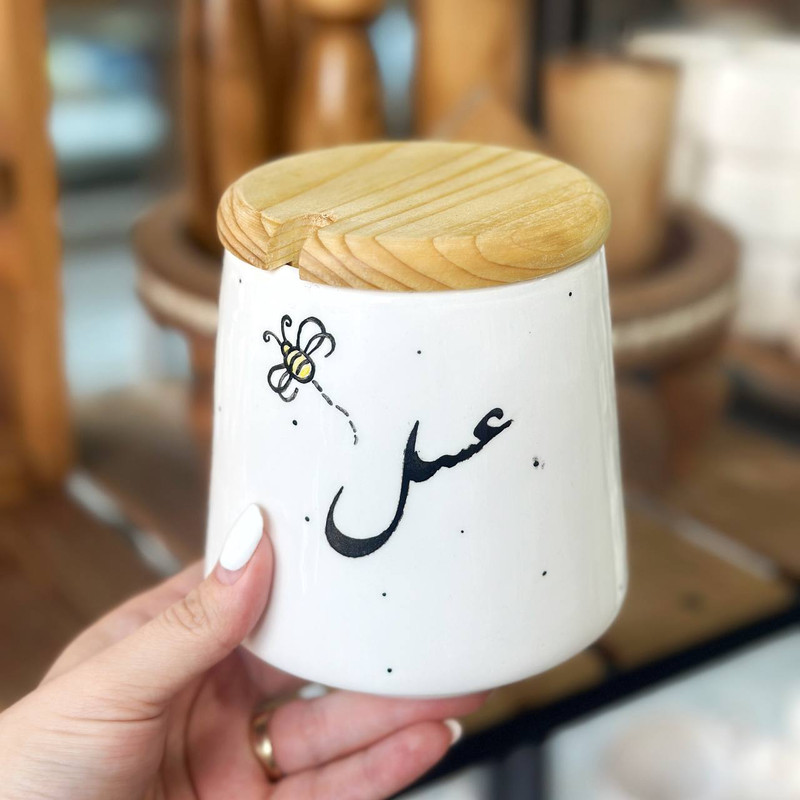 ظرف عسل مدل سرامیکی