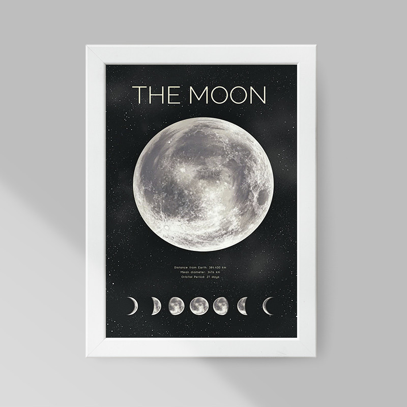 تابلو صبا طرح مدل ماه کد FD389w