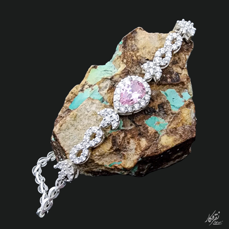 دستبند نقره زنانه مسعود جلالی نقره کار مدل 30686