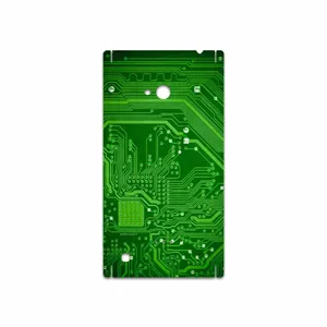 MAHOOT Green Printed Circuit Board Cover Sticker for Nokia Lumia 720