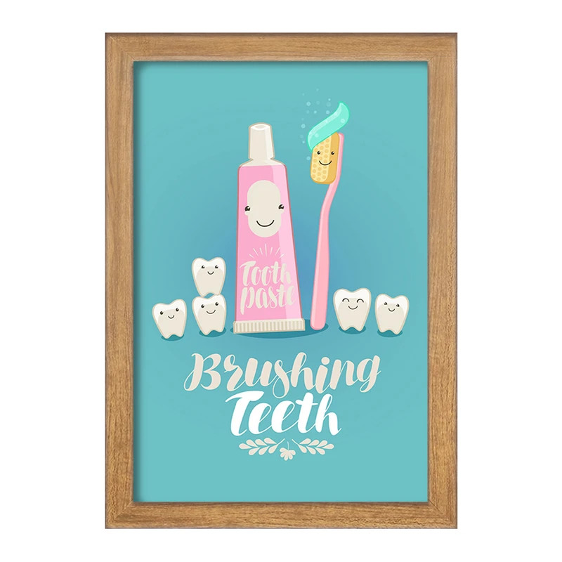 تابلو خندالو مدل دندان و دندانپزشکی کودکانه کد 27753