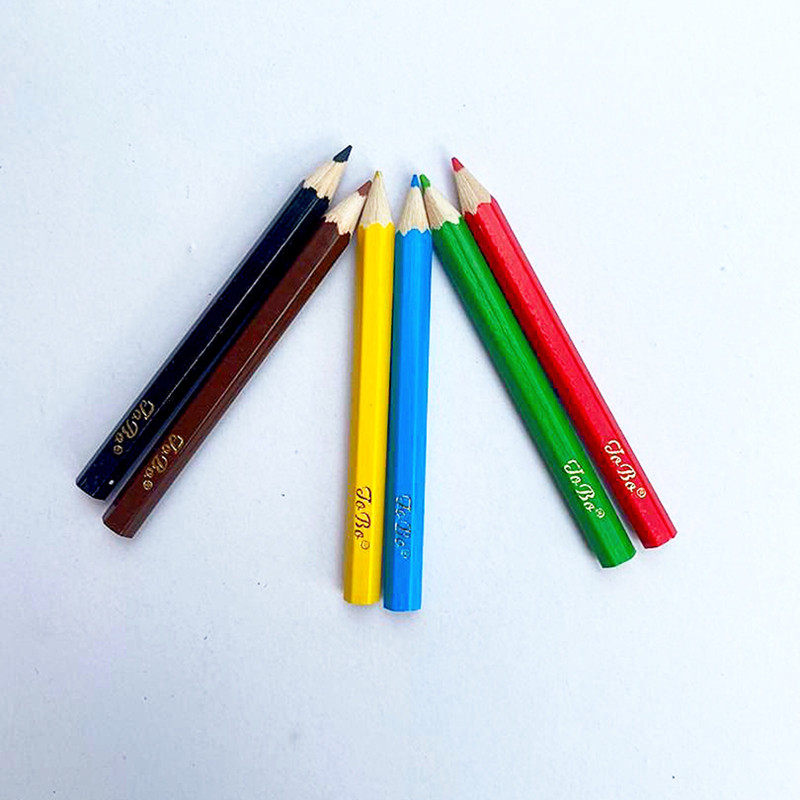 مداد رنگی ۶ رنگ توبا کد 21811 مجموعه ۴ عددی